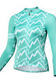 Monton Cycling summer long sleeve jersey - SONIC LADY SUMMER - green