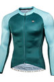 MONTON Cycling summer long sleeve jersey - LEJO SUMMER - green