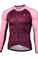 MONTON Cycling summer long sleeve jersey - LEJO SUMMER - pink