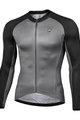 MONTON Cycling summer long sleeve jersey - LEJO SUMMER - grey