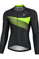 MONTON Cycling winter long sleeve jersey - LELOI WINTER - black/green