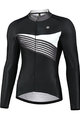 Monton Cycling winter long sleeve jersey - LELOI WINTER - black/grey