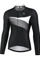 MONTON Cycling winter long sleeve jersey - LELOI WINTER - black/grey