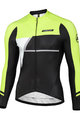 MONTON Cycling winter long sleeve jersey - SIMPO WINTER - green/black