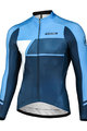 Monton Cycling winter long sleeve jersey - SIMPO WINTER - blue