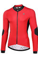 MONTON Cycling winter long sleeve jersey - CYCLANCE WINTER - red