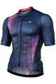MONTON Cycling short sleeve jersey - FLEETING - pink/black