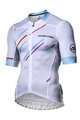 MONTON Cycling short sleeve jersey - COLORE PIOGGIA - white
