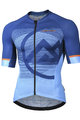 MONTON Cycling short sleeve jersey - MIRAGGIO - blue