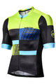 MONTON Cycling short sleeve jersey - CONCRETE JUNGLE - yellow/black