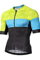 MONTON Cycling short sleeve jersey - CLIMBING FLOWER - black/yellow