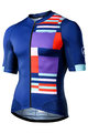 MONTON Cycling short sleeve jersey - MONDRIAN - blue
