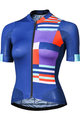 MONTON Cycling short sleeve jersey - MONDRIAN LADY - blue