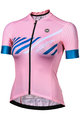 MONTON Cycling short sleeve jersey - HORIZON LADY - pink