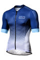 MONTON Cycling short sleeve jersey - GEO-SCALE - blue