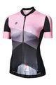 MONTON Cycling short sleeve jersey - MAGIC LAND LADY - pink/black