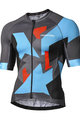 MONTON Cycling short sleeve jersey - CINDER - grey/blue/red