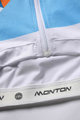 MONTON Cycling short sleeve jersey - CINDER - white