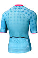 MONTON Cycling short sleeve jersey - RUBBER CHAIN - turquoise