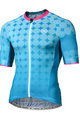 MONTON Cycling short sleeve jersey - RUBBER CHAIN - turquoise