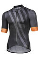 MONTON Cycling short sleeve jersey - SPLIT - black/grey