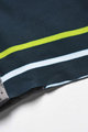 MONTON Cycling short sleeve jersey - VENUCIA - yellow/blue/grey