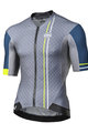MONTON Cycling short sleeve jersey - VENUCIA - yellow/blue/grey