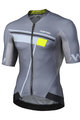 MONTON Cycling short sleeve jersey - PRISMA - grey