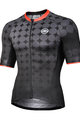 MONTON Cycling short sleeve jersey - RUBBER CHAIN - black