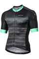 MONTON Cycling short sleeve jersey - CAMAIORE - green/black