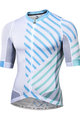 MONTON Cycling short sleeve jersey - TRAFICCO - white/blue
