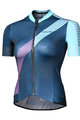 MONTON Cycling short sleeve jersey - MAJOR LADY - blue