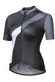 MONTON Cycling short sleeve jersey - MAJOR LADY - black/white/grey