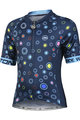 MONTON Cycling short sleeve jersey - LOEWI KIDS - blue