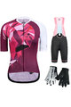 MONTON Cycling mega sets - FLAMINGO LADY - black/pink/white