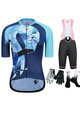 MONTON Cycling mega sets - FLAMINGO LADY - blue/black