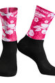Monton Cyclingclassic socks - WILDFLOWER - black/red