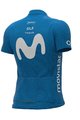 ALÉ Cycling short sleeve jersey - MOVISTAR 2021 PRIME - light blue