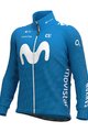 ALÉ Cycling thermal jacket - MOVISTAR 2020 - light blue