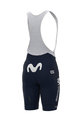 ALÉ Cycling bib shorts - MOVISTAR 2021 PRIME - blue