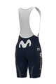ALÉ Cycling bib shorts - MOVISTAR 2021 PR-R - blue