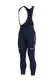 ALÉ Cycling long bib trousers - MOVISTAR 2020 WINTER - blue