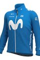 ALÉ Cycling thermal jacket - MOVISTAR 2021 WINTER - light blue