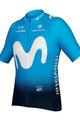 Cycling short sleeve jersey - MOVISTAR 2019 - blue/light blue/white
