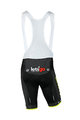 GIORDANA Cycling bib shorts - MITCHELTON-SCOTT '20 - black/yellow