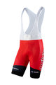 NALINI Cycling bib shorts - COFIDIS 2020 - black/red