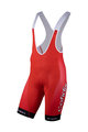 NALINI Cycling bib shorts - COFIDIS 2021 - red/white