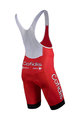 NALINI Cycling bib shorts - COFIDIS 2021 - red/white