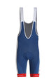 NALINI Cycling bib shorts - DIRECT ENERGIE 2021 - blue/white