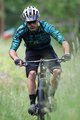 NALINI Cycling summer long sleeve jersey - AIS HILL MTB - black/green